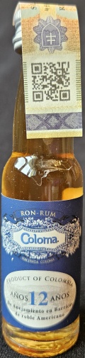 Coloma
Ron - Rum
Hacienda Coloma
Años 12 años
De Anejamiento en Barricas
de Roble Americano
Product of Colombia
16
bottled by: 1423 ApS, Denmark
46%