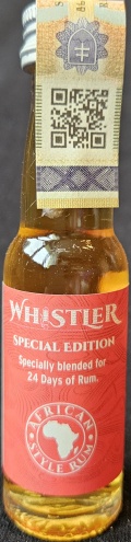 Whistler
Special Edition
Specially blended for 24 Days of Rum
African style rum
Product of South Africa
21
bottled by: 1423 ApS, Denmark
46%