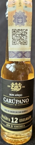 Carúpano
Ron añejo
Estd. 1762
Aged in american oak barrels
Reserva 12 exclusive
Rum of Venezuela
Product of Venezuela
6
bottled by: 1423 ApS, Denmark
40%