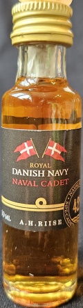 A.H.Riise
Royal
Danish Navy
Naval Cadet
2023/10
Superior spirit drink made from premium matured rum
42%