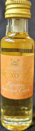 A.H.Riise
XO
Reserve Superior Cask
2023/11
Superior spirit drink made from premium matured rum
40%