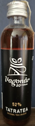 Vagonár
50 rokov
Tatratea
original tea liqueur
52%