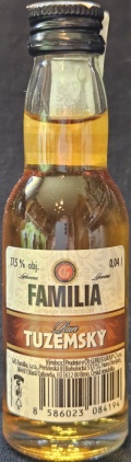 Rum tuzemský
Familia
Gas familia - Good distillery
Liehovina
Lihovina
GAS Familia, Stará Ľubovňa
37,5%