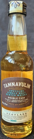 Tamnavulin
The mill on the hill
Speyside single malt scotch whisky
Double cask
Matured in american oak barrels with a sherry cask finis
Distilled, matured & bottled in Scotland, Tamnavulin Distillery, Ballindalloch, Banfshire
40%
(10cl)