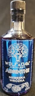 Absinthe
Wolf & Oak
Distillery
Niebieska wróžka
Absynt wyprodukowany w Polscke
Wolf and Oak Distillery S.A.
55%