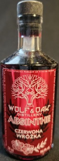 Absinthe
Wolf & Oak
Distillery
Czerwona wróžka
Absynt wyprodukowany w Polscke
Wolf and Oak Distillery S.A.
66,6%
