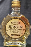 Gold Slivovitz
product of Czech republic
Aged 10 years
Plum Distillate
1894
R. Jelínek
Slivovice
švestkový destilát / slivkový destilát
Rudolf Jelínek a.s., Vizovice
50%