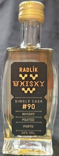 Radlík Whisky
Single cask
#90
Whisky
Peated
Porto
50%