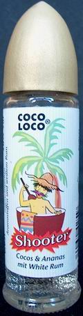 Coco Loco Shooter
cocos & ananas mit white rum
20%
