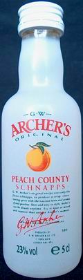 G.W. Archer`s
original peach county schnapps
23%