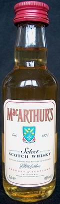 MacArthur`s
select scotch whisky 40%
est. 1877
