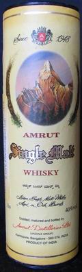 Amrut
single malt whisky
Amrut Distilleries Ltd., India
40%