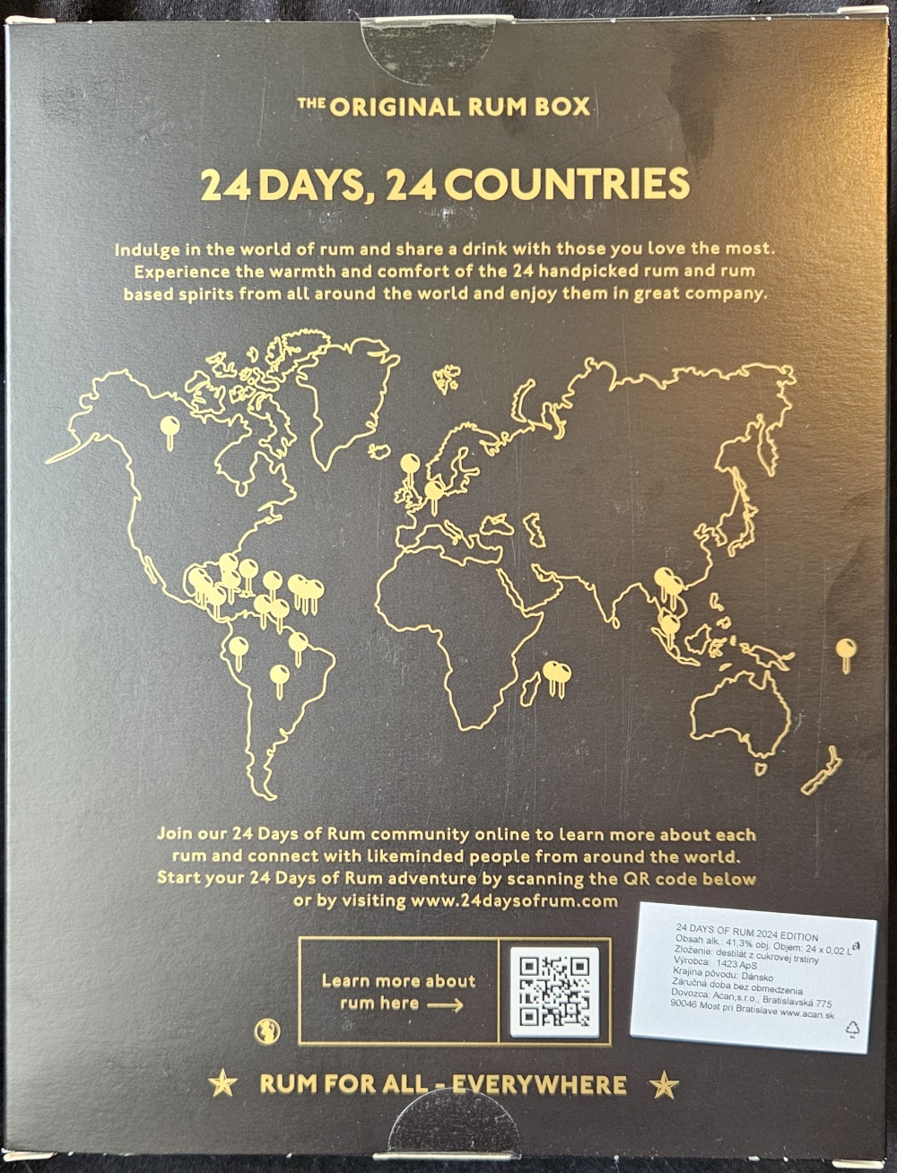 24 Days of Rum
Black edition
