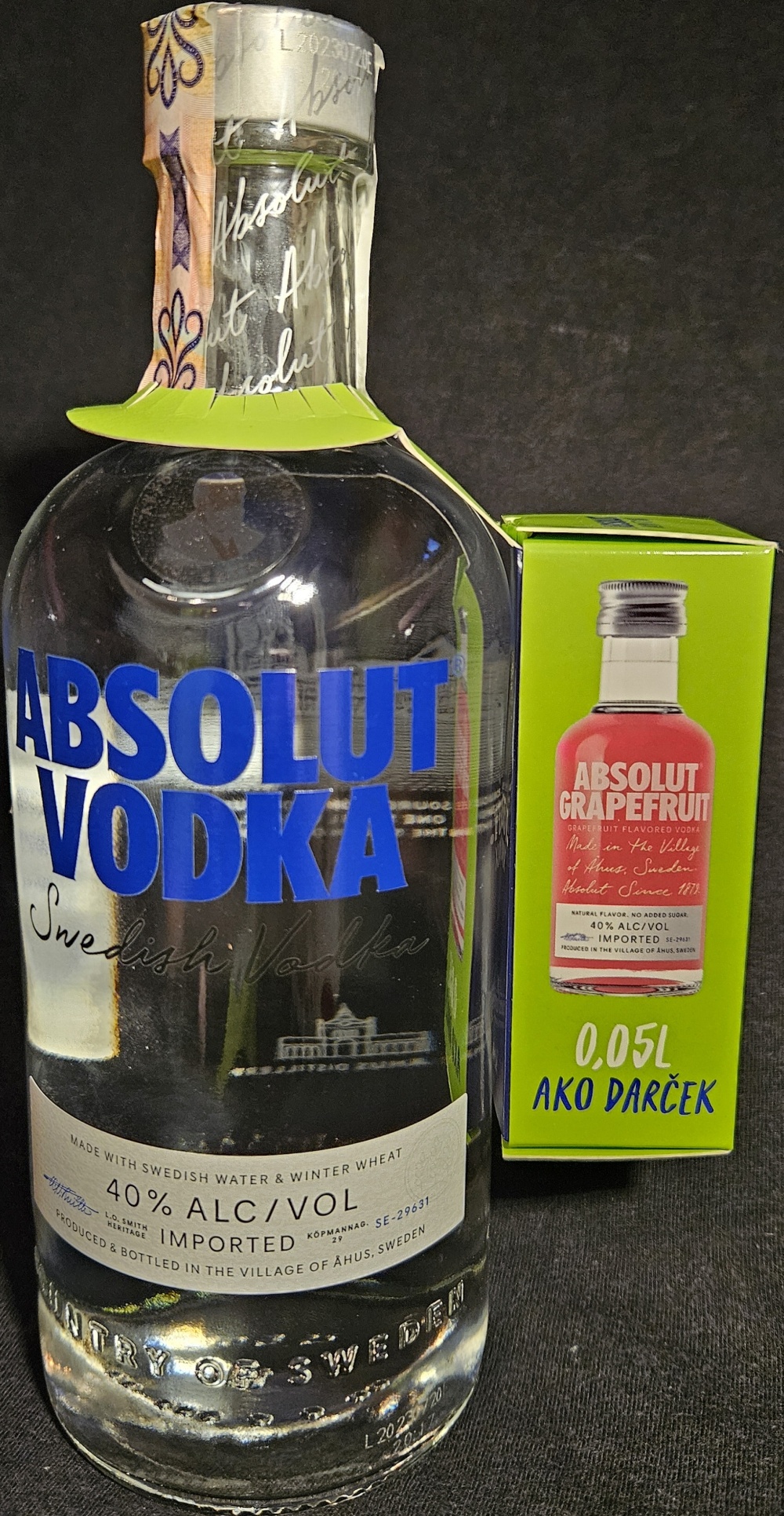 Absolut vodka
Absolut Grapefruit ako dar�ek