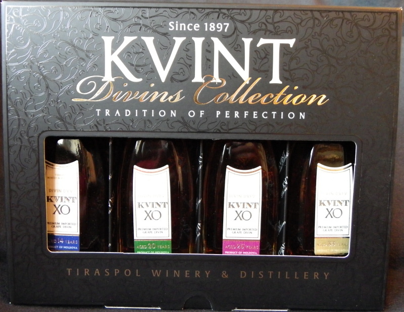 Kvint
Since 1897
Divins Collection
tradition of perfection
Kvint XO aged 14 years - Kvint XO aged 20 years - Kvint XO aged 25 years - Kvint XO aged 33 years
Tiraspol Winery & Distillery
Moldova, Pridnestrovie, Tiraspoľ, ul. Lenina