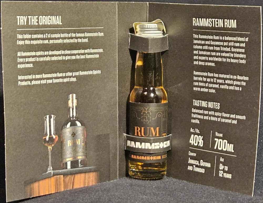 Rammstein rum
try the original
Jamaica, Guyana and Trinidad
Up to 12 years
40%
