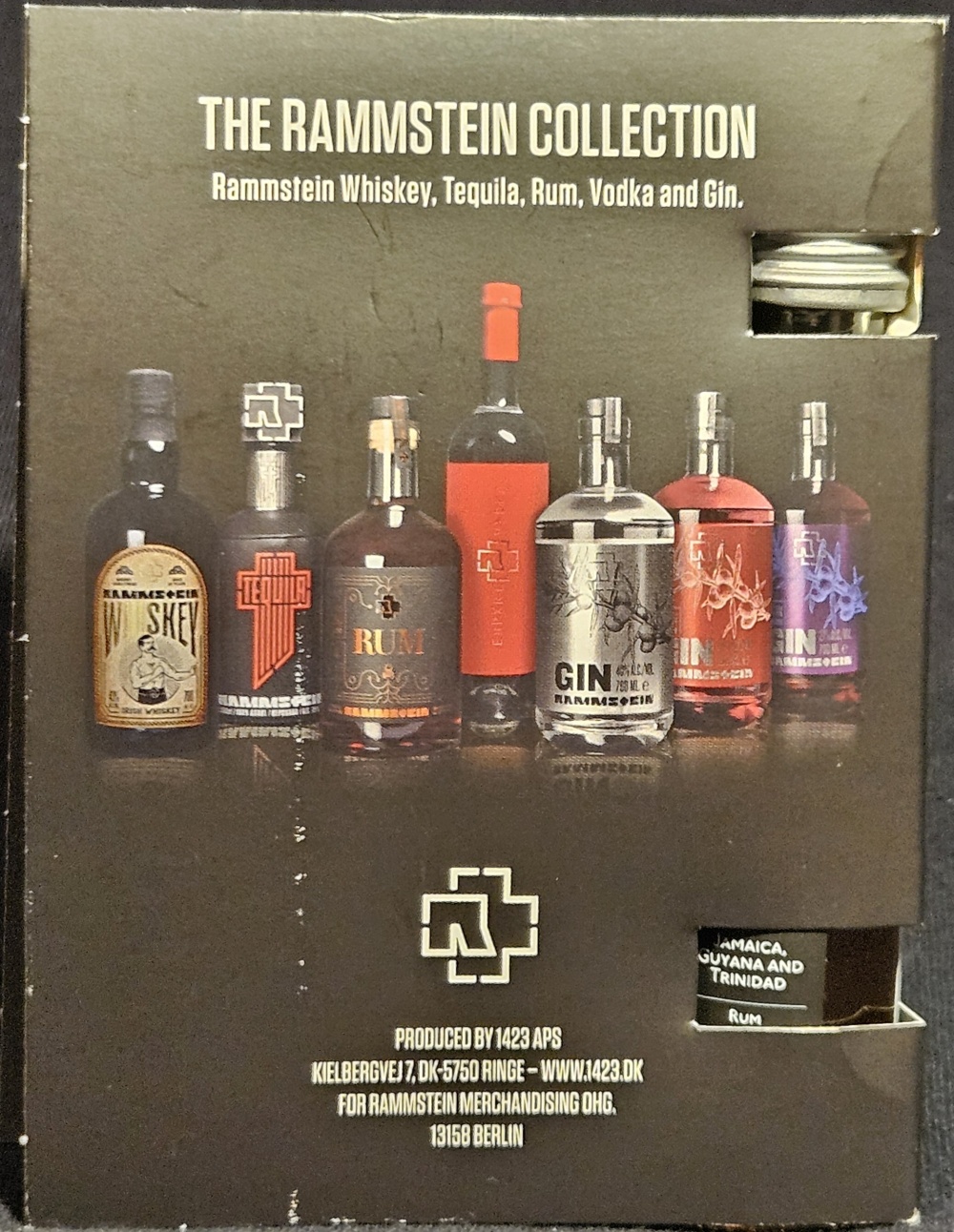 The Rammstein collection
Rammstein Whiskey, Tequila, Rum, Vodka and Gin