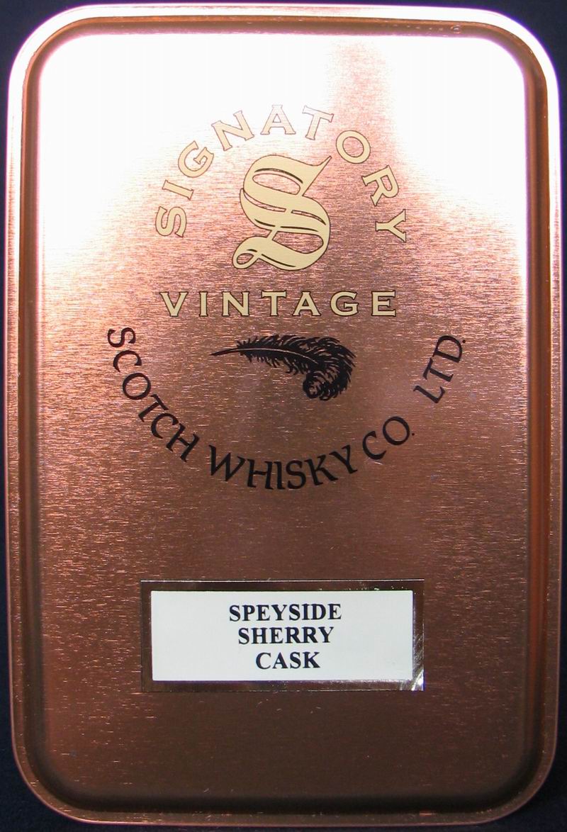 Speyside Sherry Cask
Signatory vintage
Scotch whisky Co. Ltd.