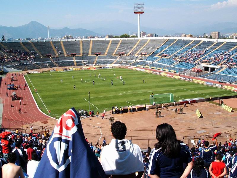 �tadi�n Estadio nacional v Santiago de Chile