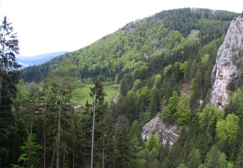 výstup ku Bärenschützklamm (Medvedia tiesňava, Rakúsko)